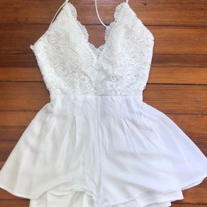 Windsor white romper